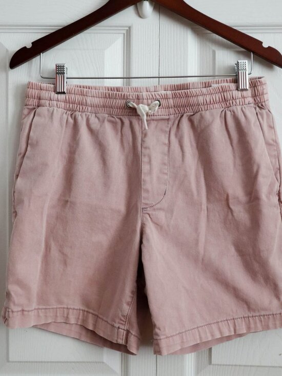 PacSun Pants - PacSun Volley Cotton Blend Drawstring Shorts Pink Women's Sz S 6" Inseam